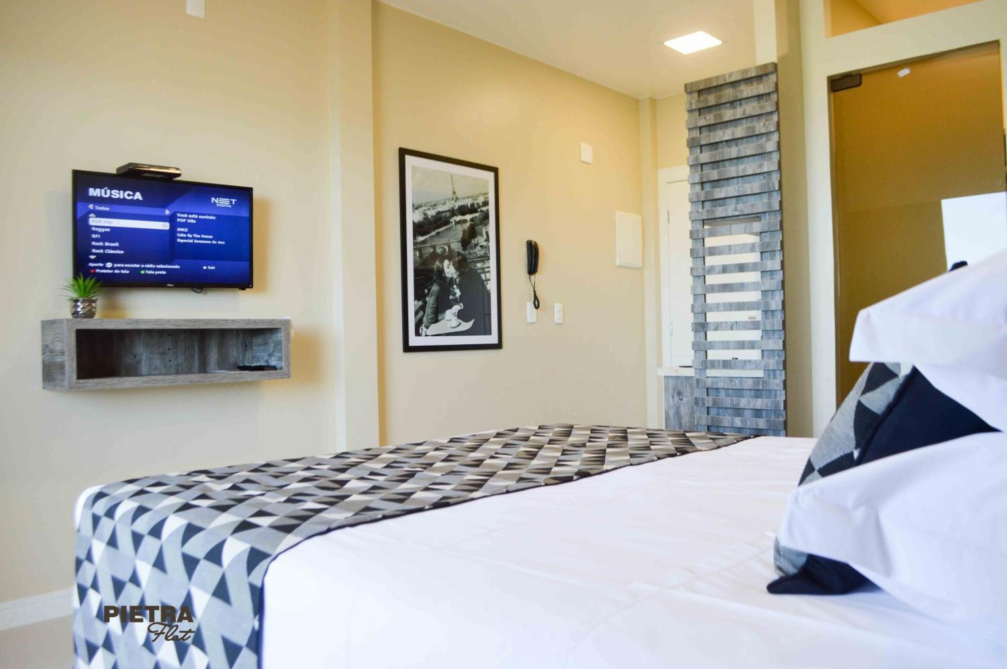 Flat Pietra Aparthotel ฟลอเรียนอโปลิส ภายนอก รูปภาพ